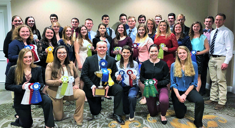 Penn State students who competed successfully at the 2019 NESA event. 