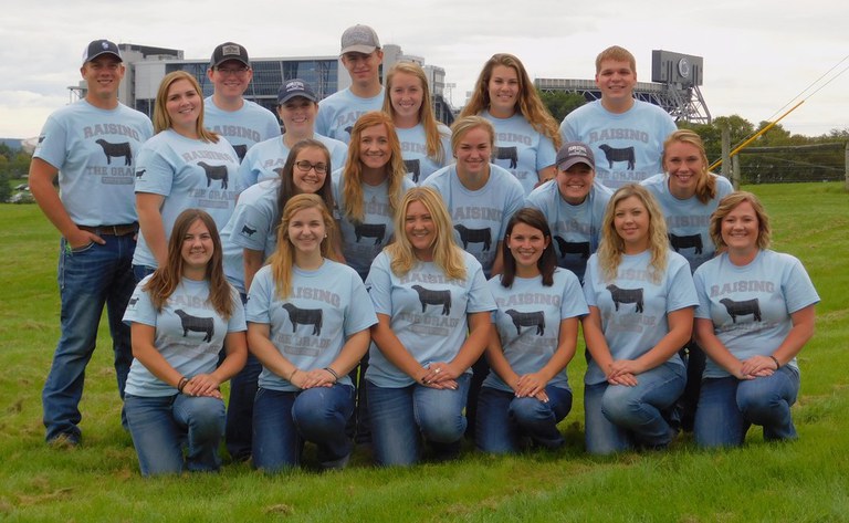 Members of the Penn State Collegiate Cattlewomen share a passion for the beef and dairy industries.IMAGE: PENN STATE