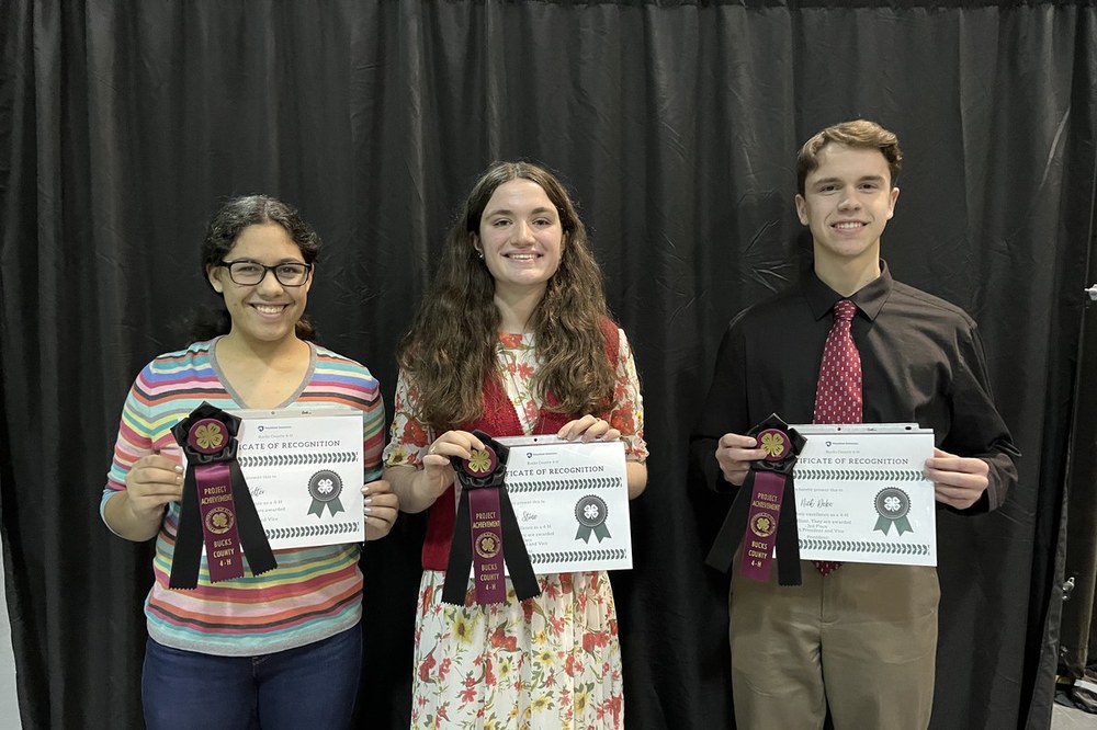 Bucks County 4-H 2022 Club Officer Awards