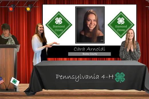 Bucks County 4-H Member Receives Pennsylvania 4-H Diamond Award