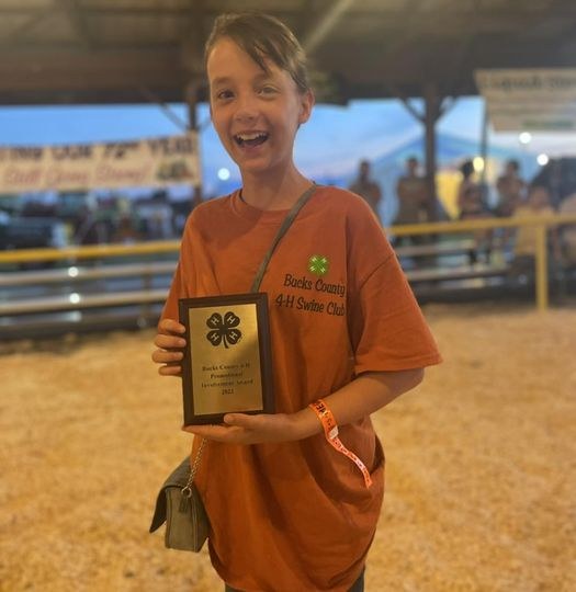 Bucks County 4-H Promotional Involvement Award