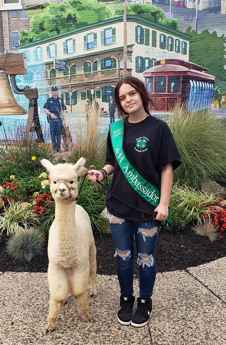 Pronking Pacas 4-H Club 4-H Ambassador Layla and Morning Glory