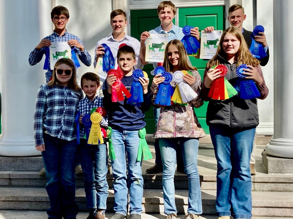 Jr. and Sr. Livestock Judging Teams Competition Results Jr. & Sr. Livestock Judging Team 2022