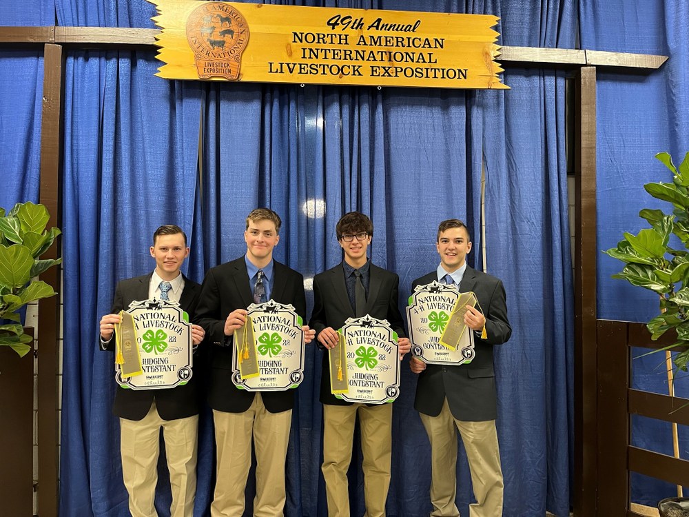 PA State 4-H Judging Team Places at National Competition Photo Credit: Penn State Extension