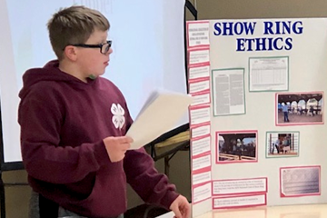Lehigh Livestock Club Show Ring Ethics presentation