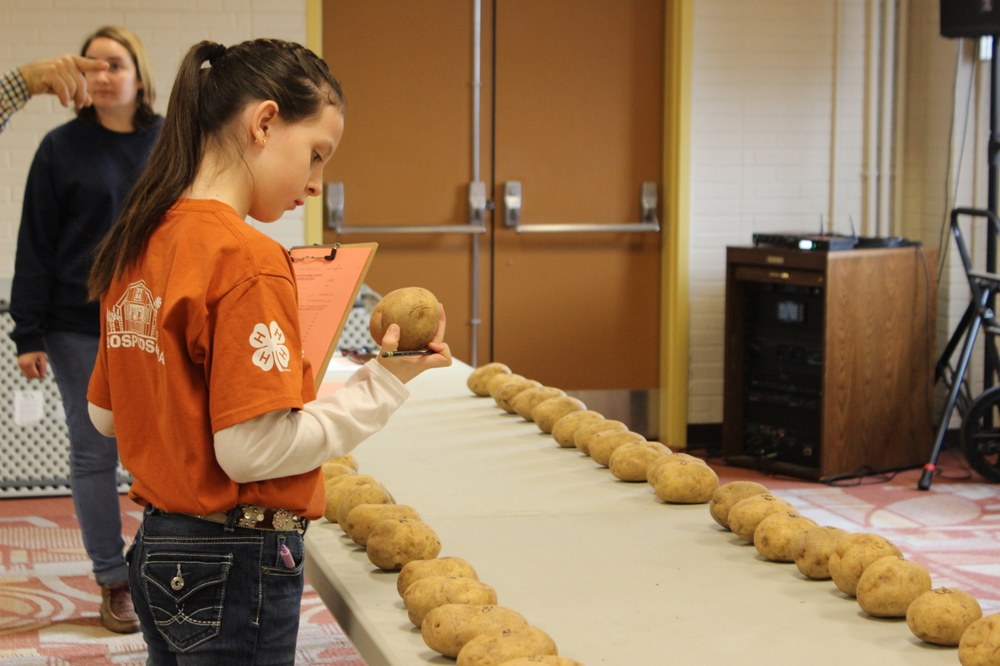 2021 4-H State Potato Contest PA 4-H Youth participating in the 2020 4-H Potato Contest