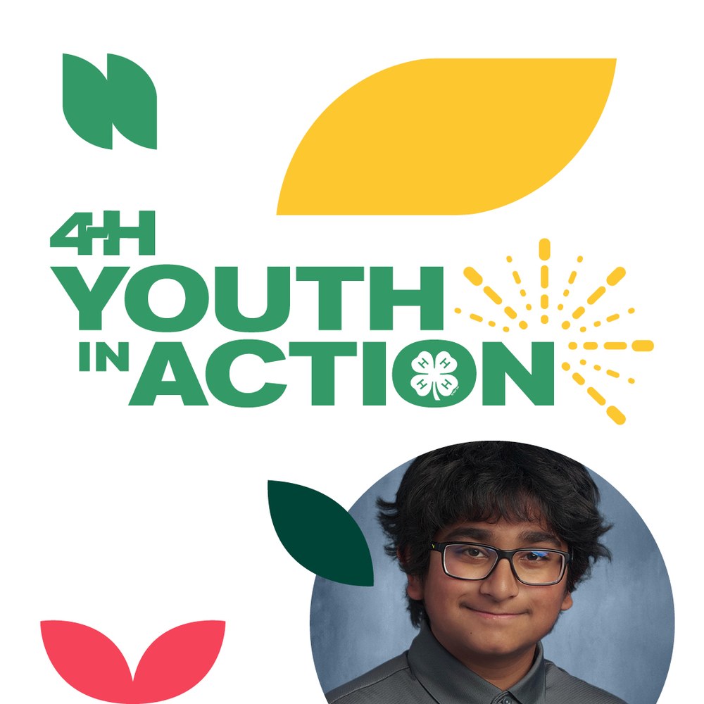 Chester County Youth Selected as Finalist for National 4-H Award Ronak Suchindra