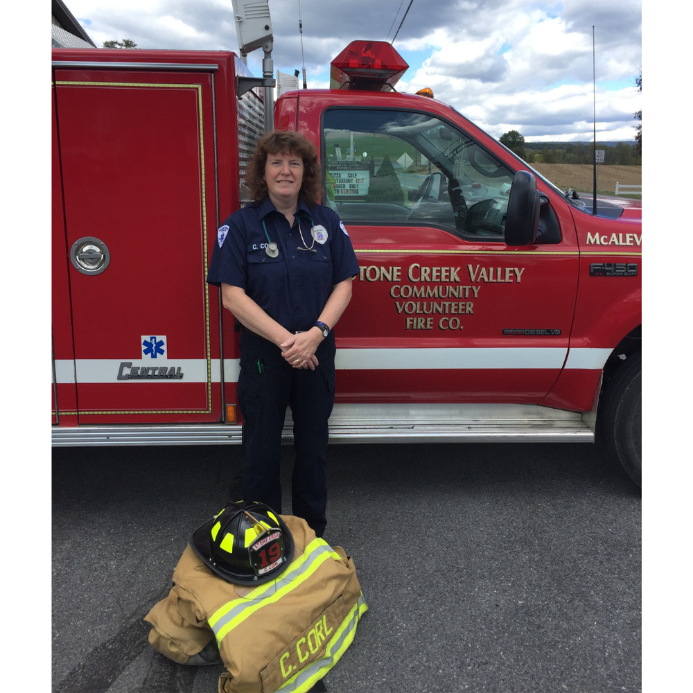 Service Beyond 4-H: Christine Corl Christine Corl is the 4-H educator in Huntingdon County and also serves in her community as a first responder.