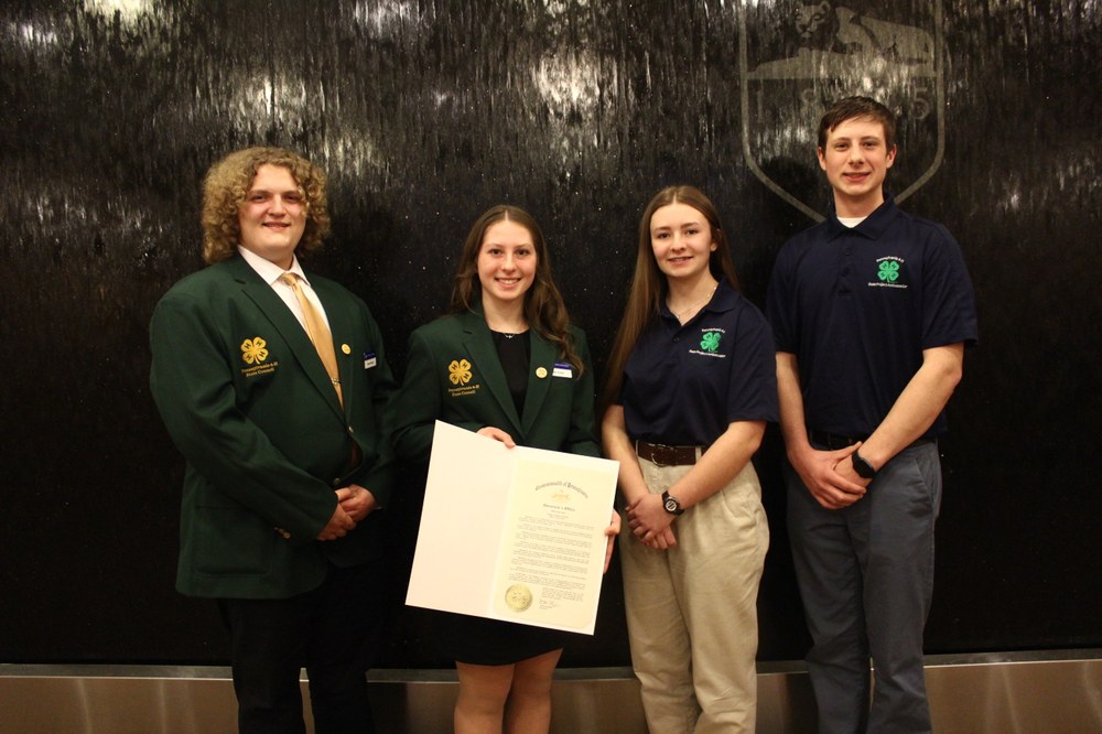 Governor Shapiro Recognizes March 12-18 as Pennsylvania 4-H Week