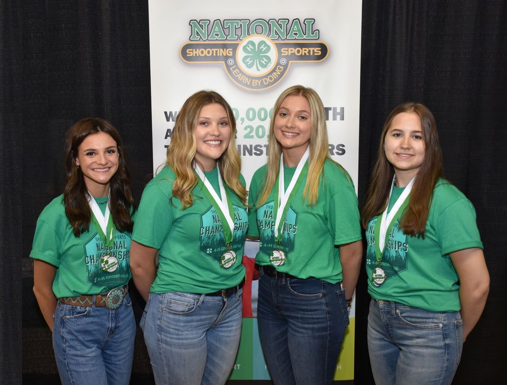 PA 4-H Team Wins National Rifle Championship From left, Ruby Korenoski, Haley Fetterman, Nicole Rininger, Elissa Barron.