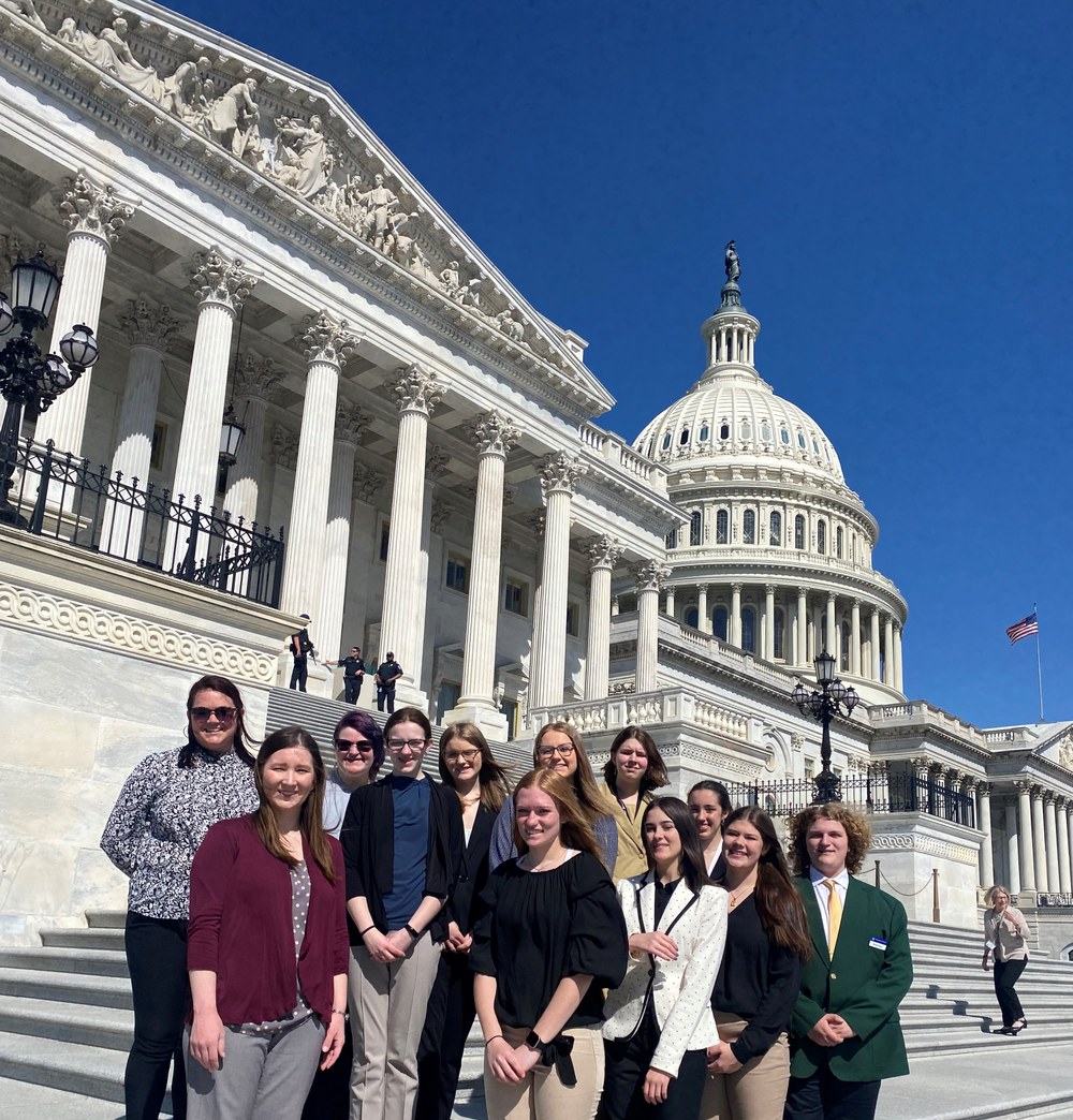 Pennsylvania 4-H'ers Make Their Voices Heard in D.C. 4-H'ers at National Conference